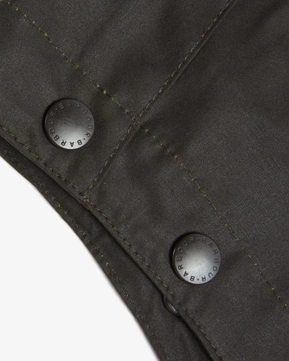 Barbour uomo cappuccio cerato verde - immagine 3