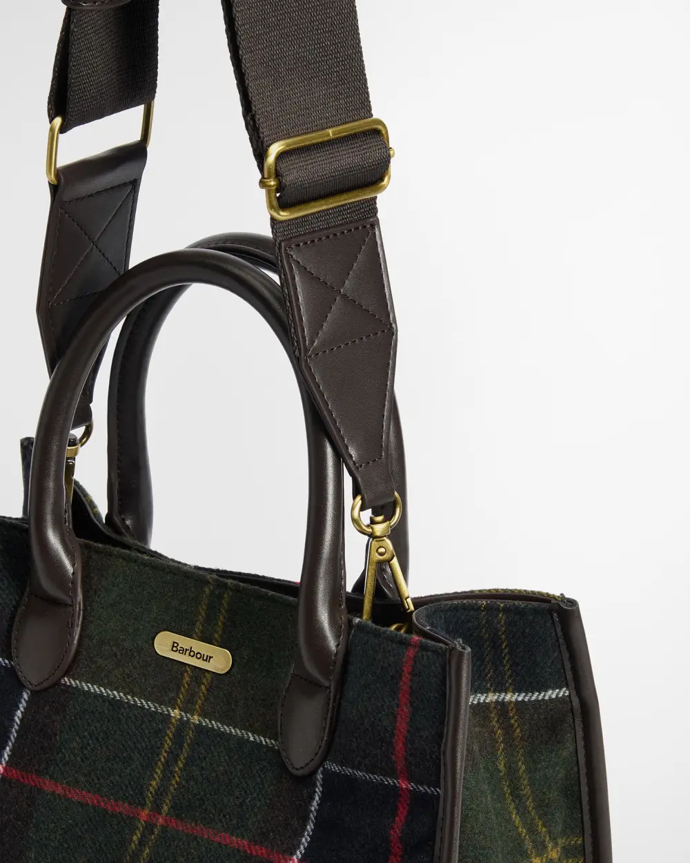 Barbour donna borsa tartan in lana BARRHILL - immagine 5