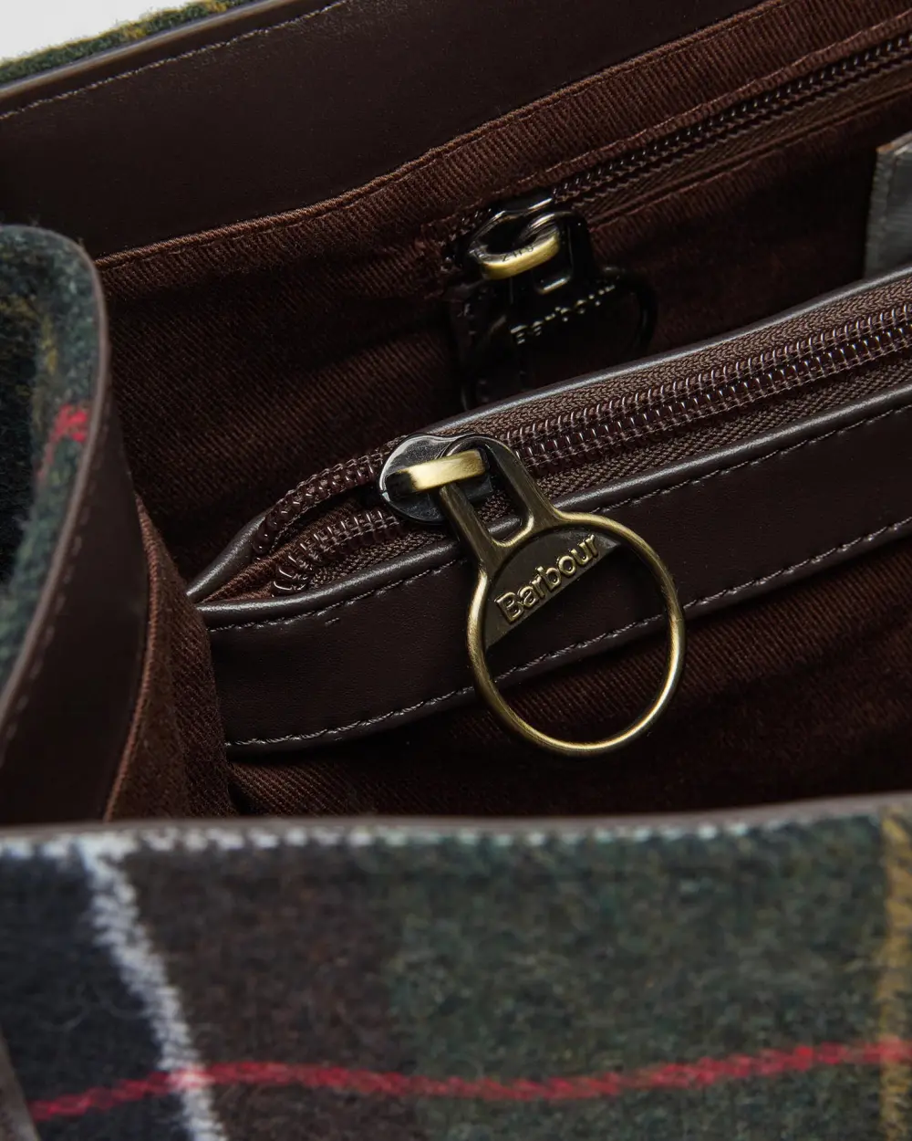 Barbour donna borsa tote tartan TURNBERRY - immagine 4
