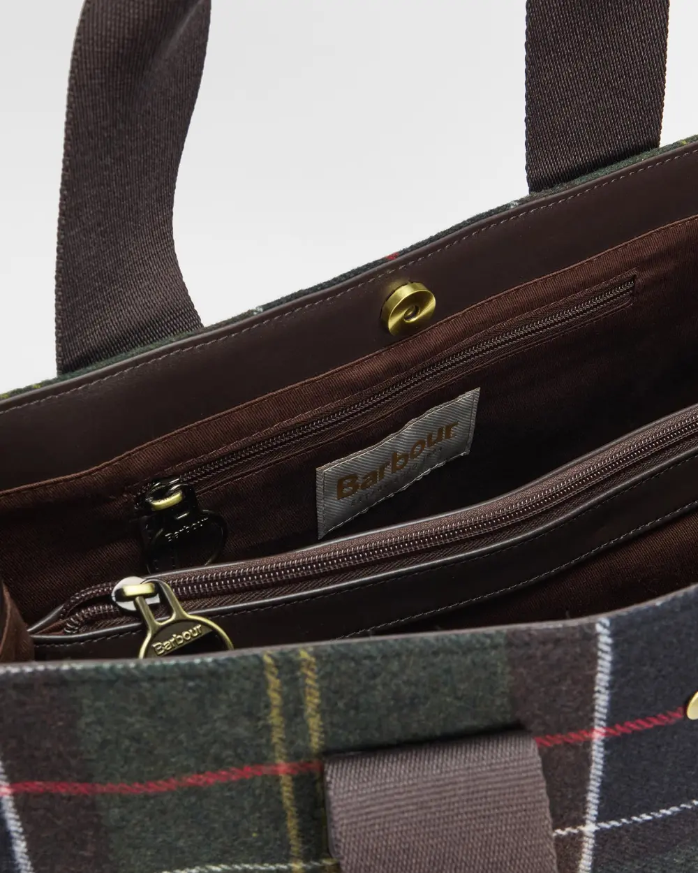 Barbour donna borsa tote tartan TURNBERRY - immagine 3