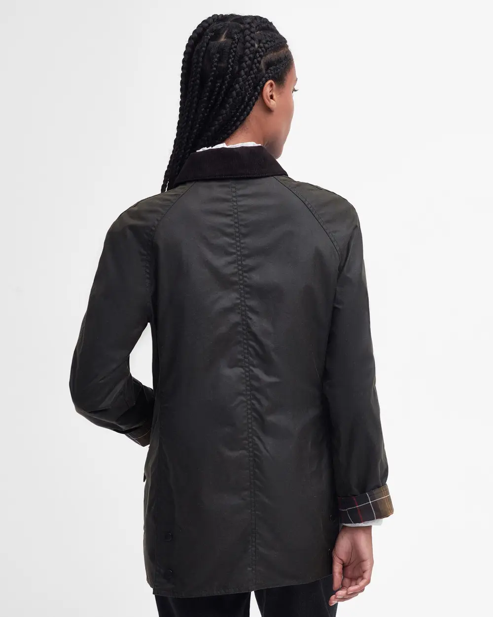 Barbour donna giacca cerata verde BEADNELL - immagine 8