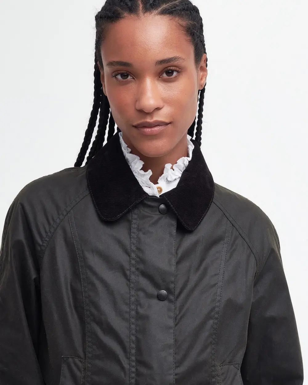 Barbour donna giacca cerata verde BEADNELL - immagine 2