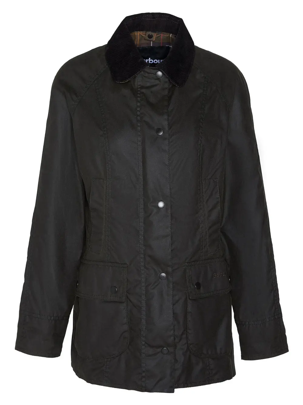 Barbour donna giacca cerata verde BEADNELL - immagine 10