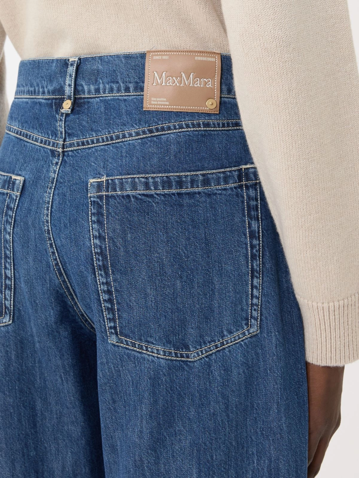 'S Max Mara donna jeans gamba a candela SMMASIA - immagine 2