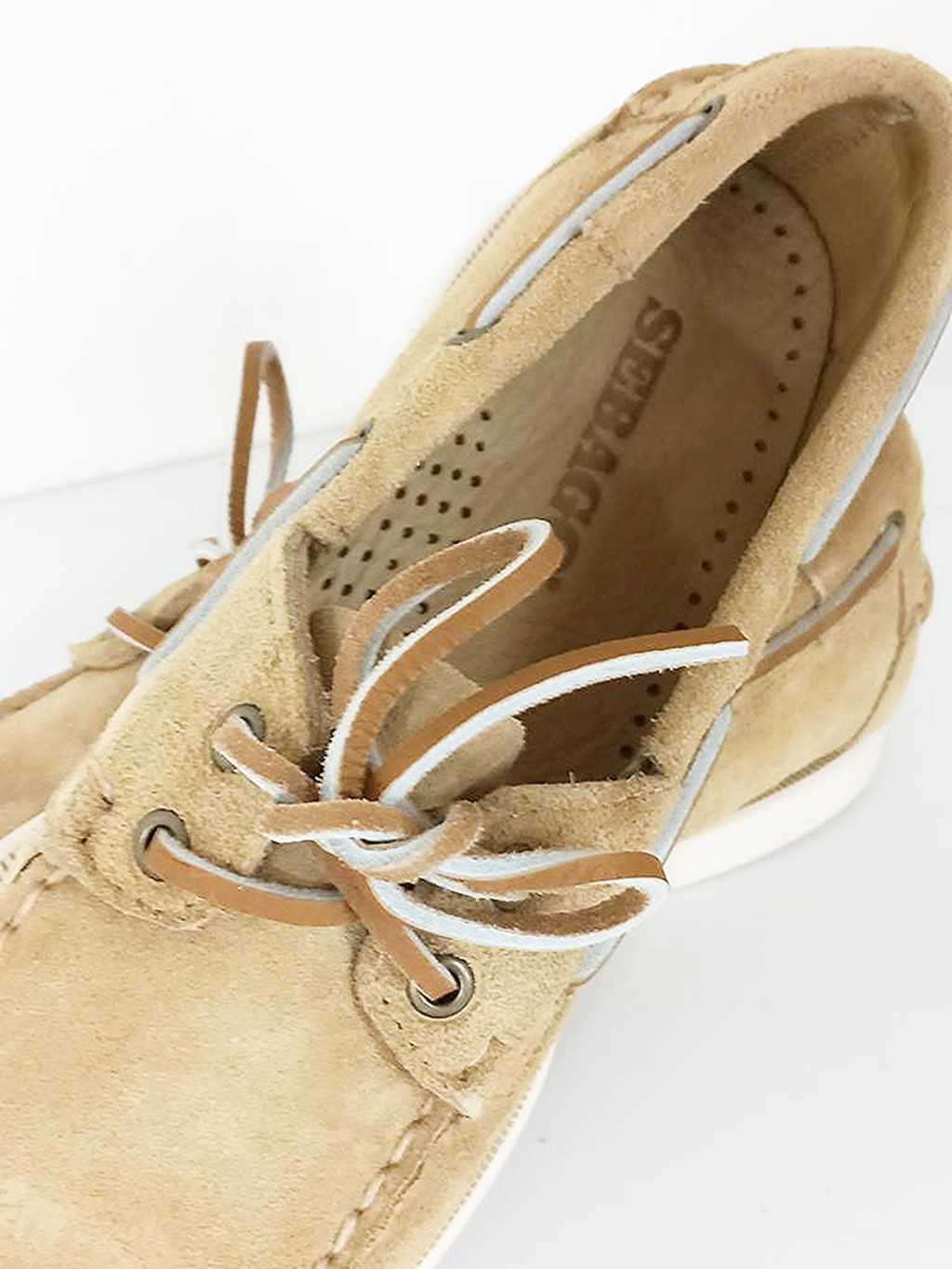 Sebago uomo scarpa da barca scamosciata sabbia PORTLAND FLESHOUT - immagine 2