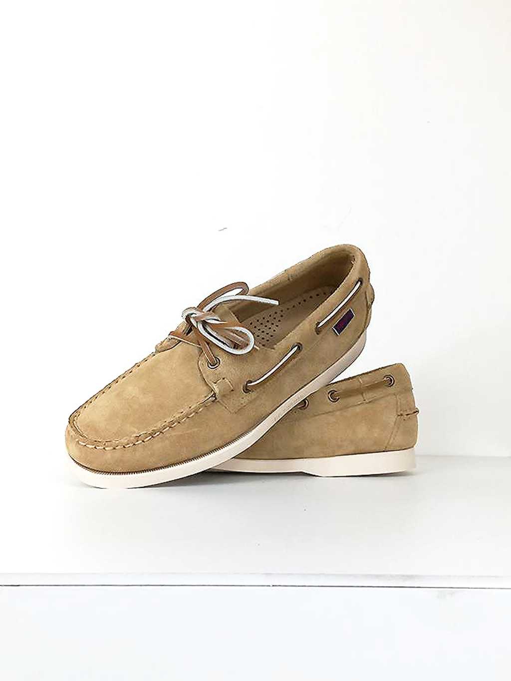 Sebago uomo scarpa da barca scamosciata sabbia PORTLAND FLESHOUT - immagine 3