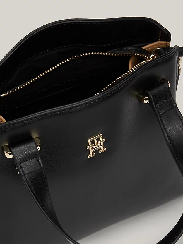 Tommy Hilfiger donna borsa tote piccola nera - immagine 3