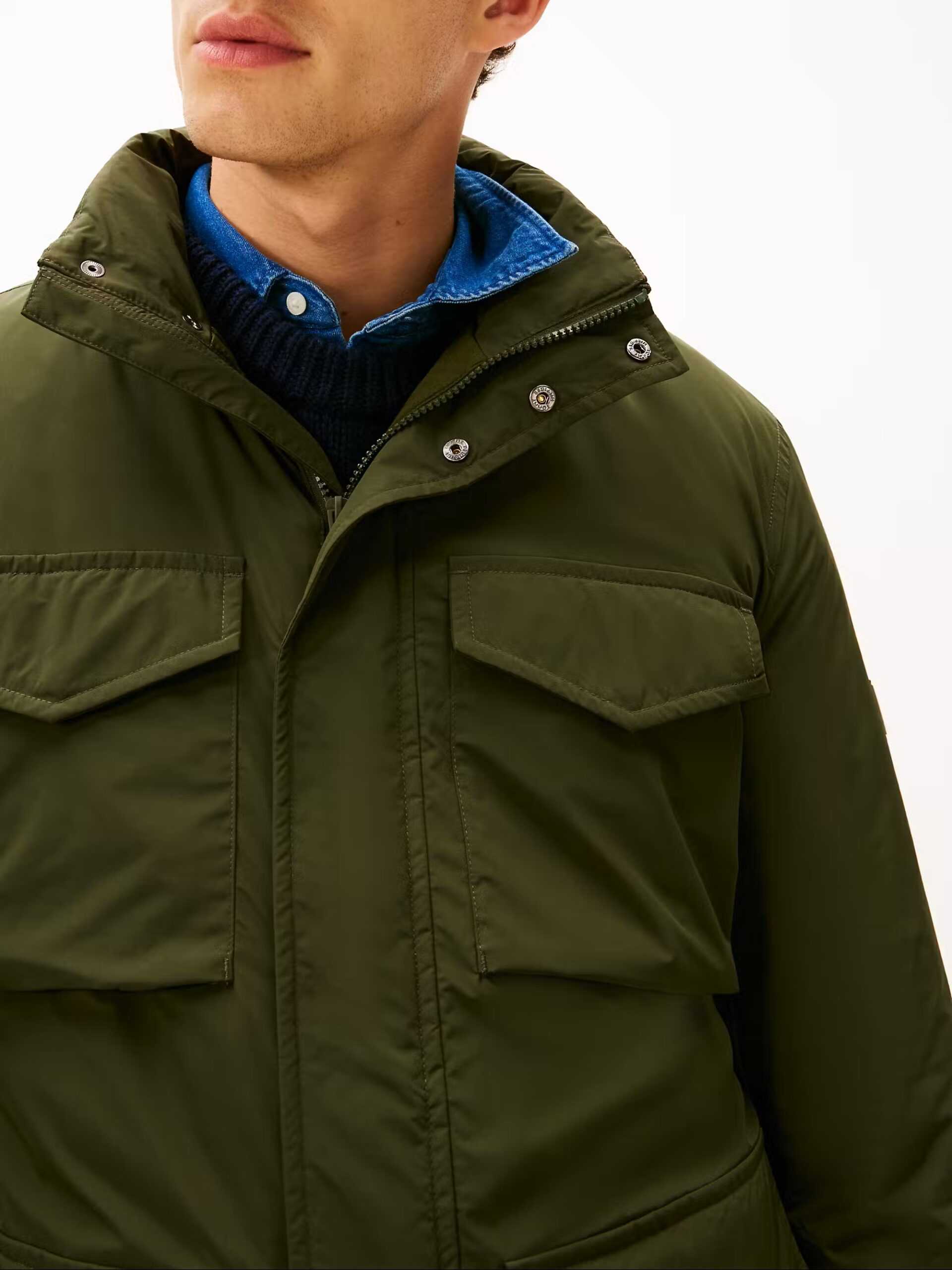 Tommy Hilfiger uomo field jacket imbottita verde - immagine 2