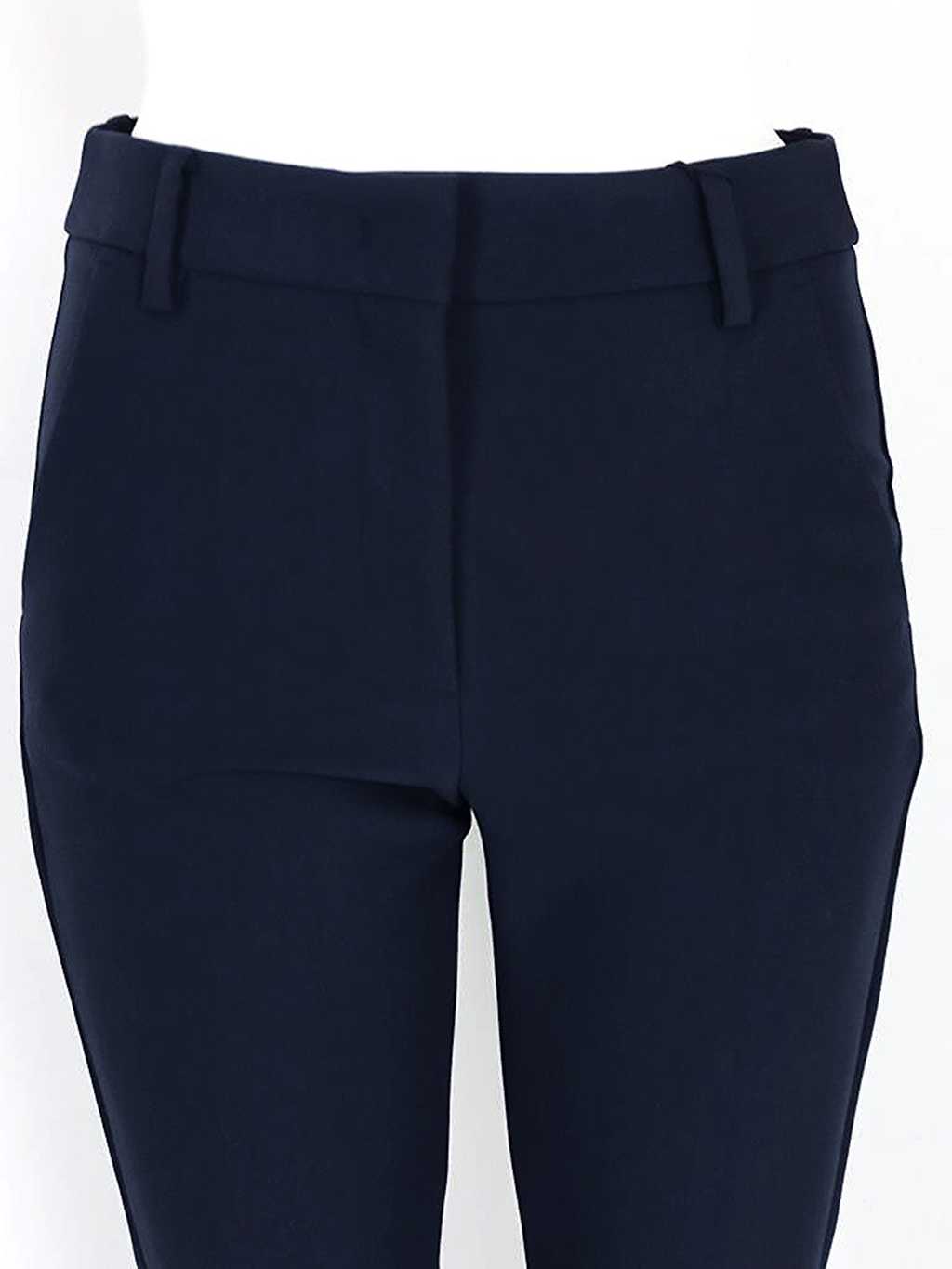 Weekend Max Mara donna pantalone cropped in viscosa blu WKDRANA - immagine 3