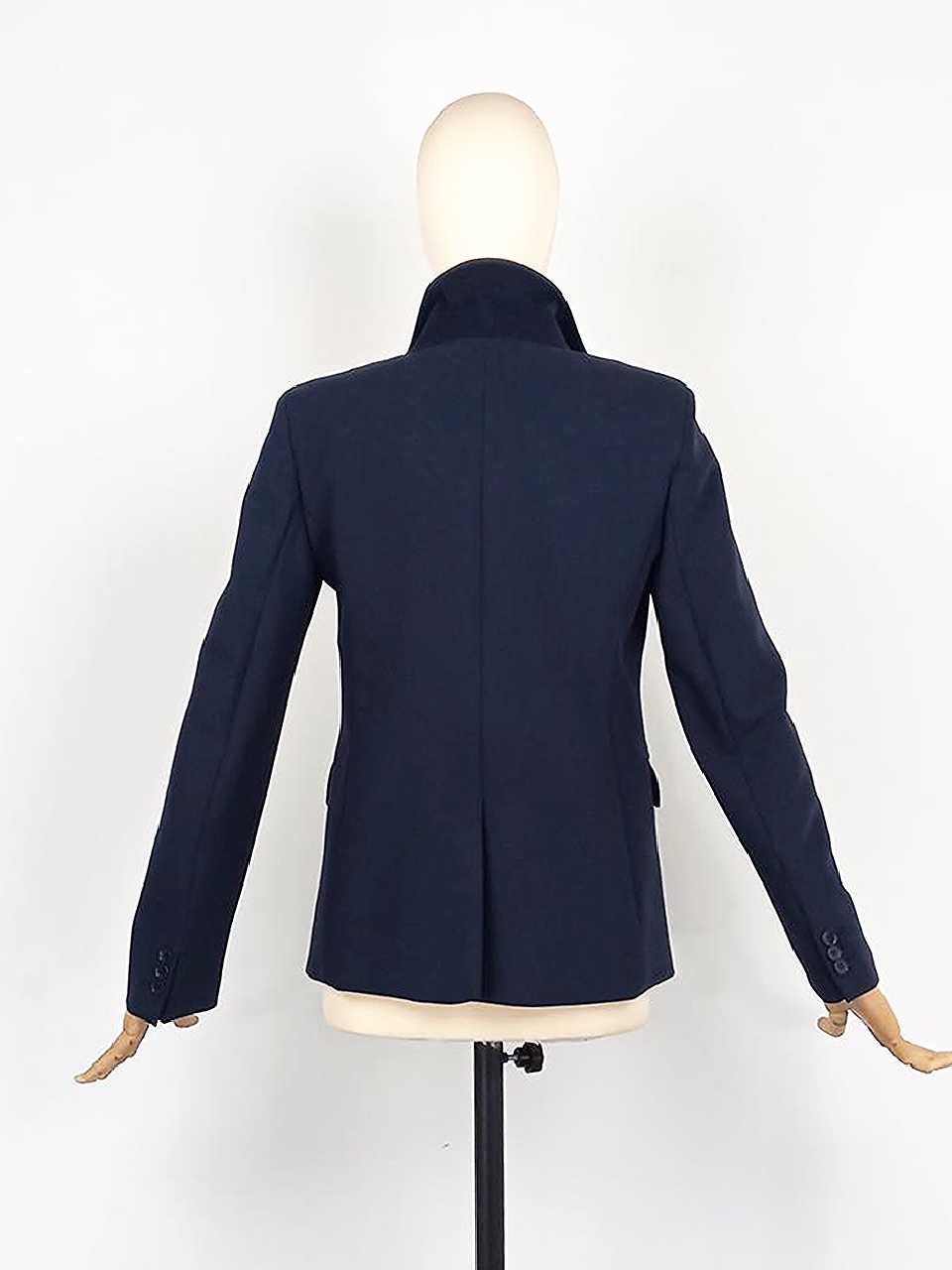 Weekend Max Mara donna giacca tailleur in viscosa blu WKDUVA - immagine 3