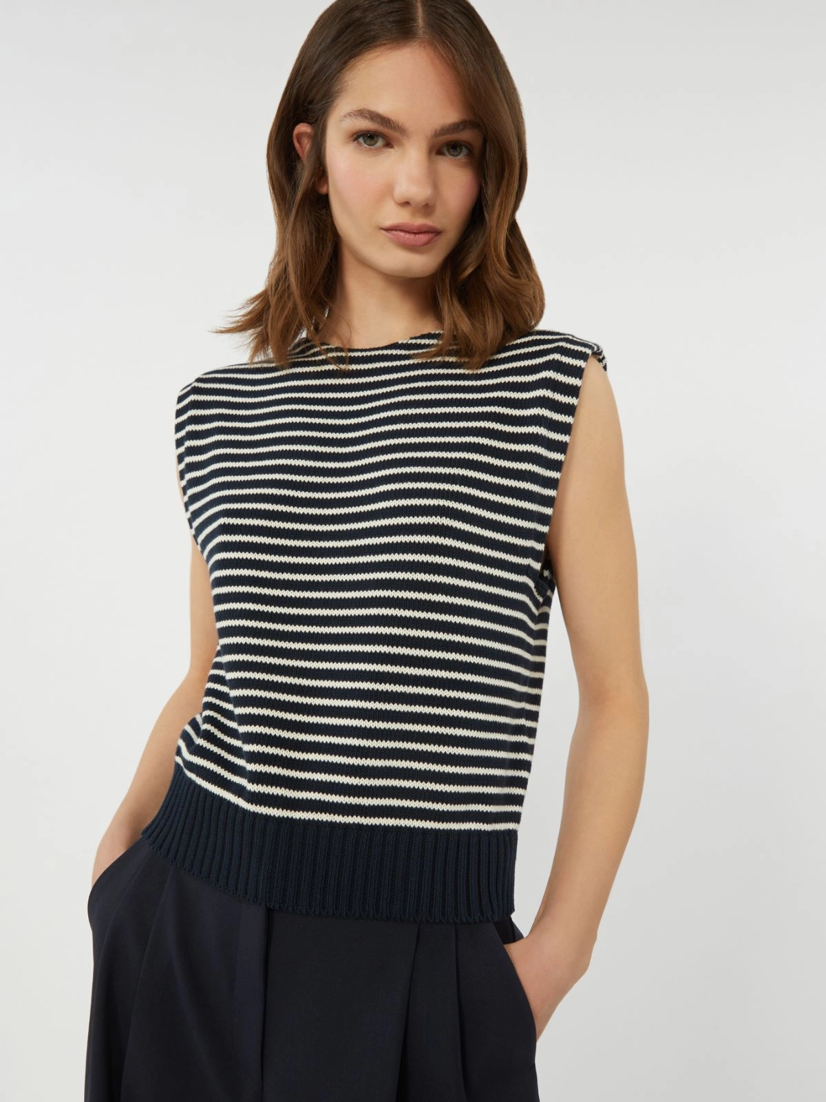 Weekend Max Mara donna gilet a righe WKDLANDA - immagine 2
