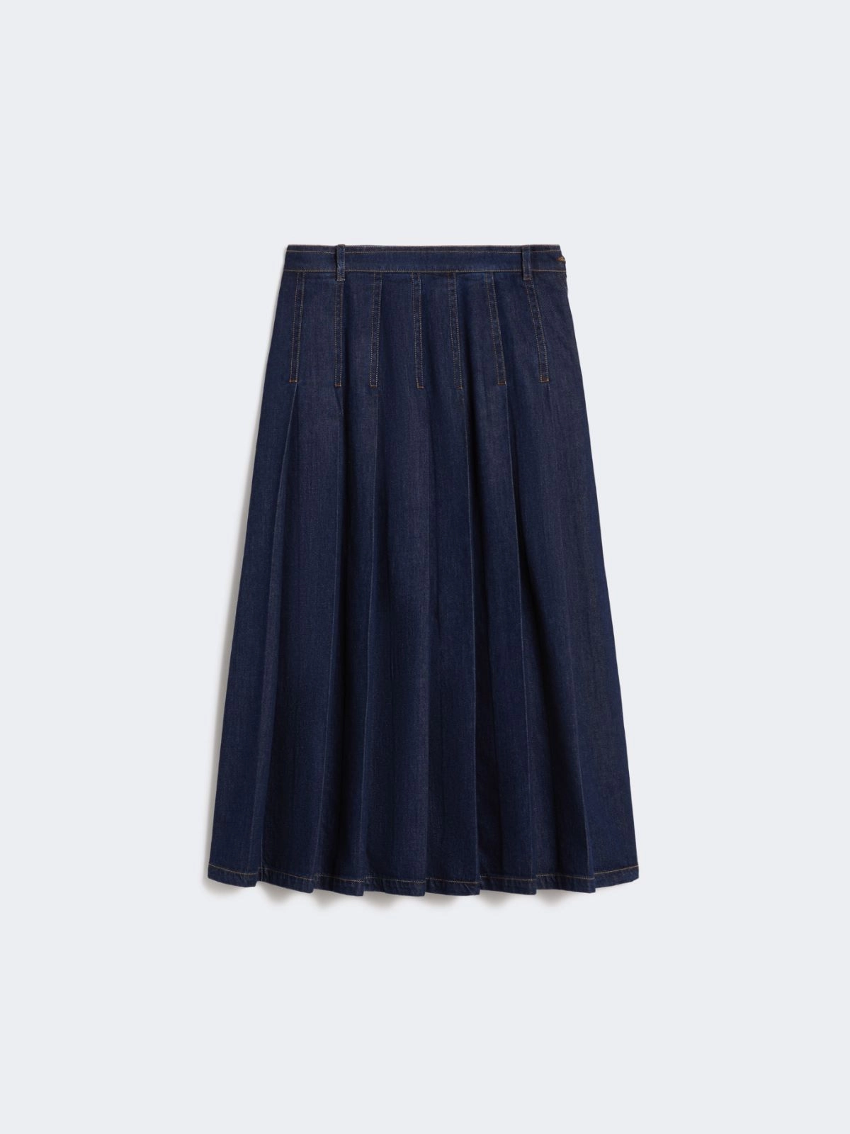 Weekend Max Mara donna gonna midi in jeans scuro WKDOVALE - immagine 5