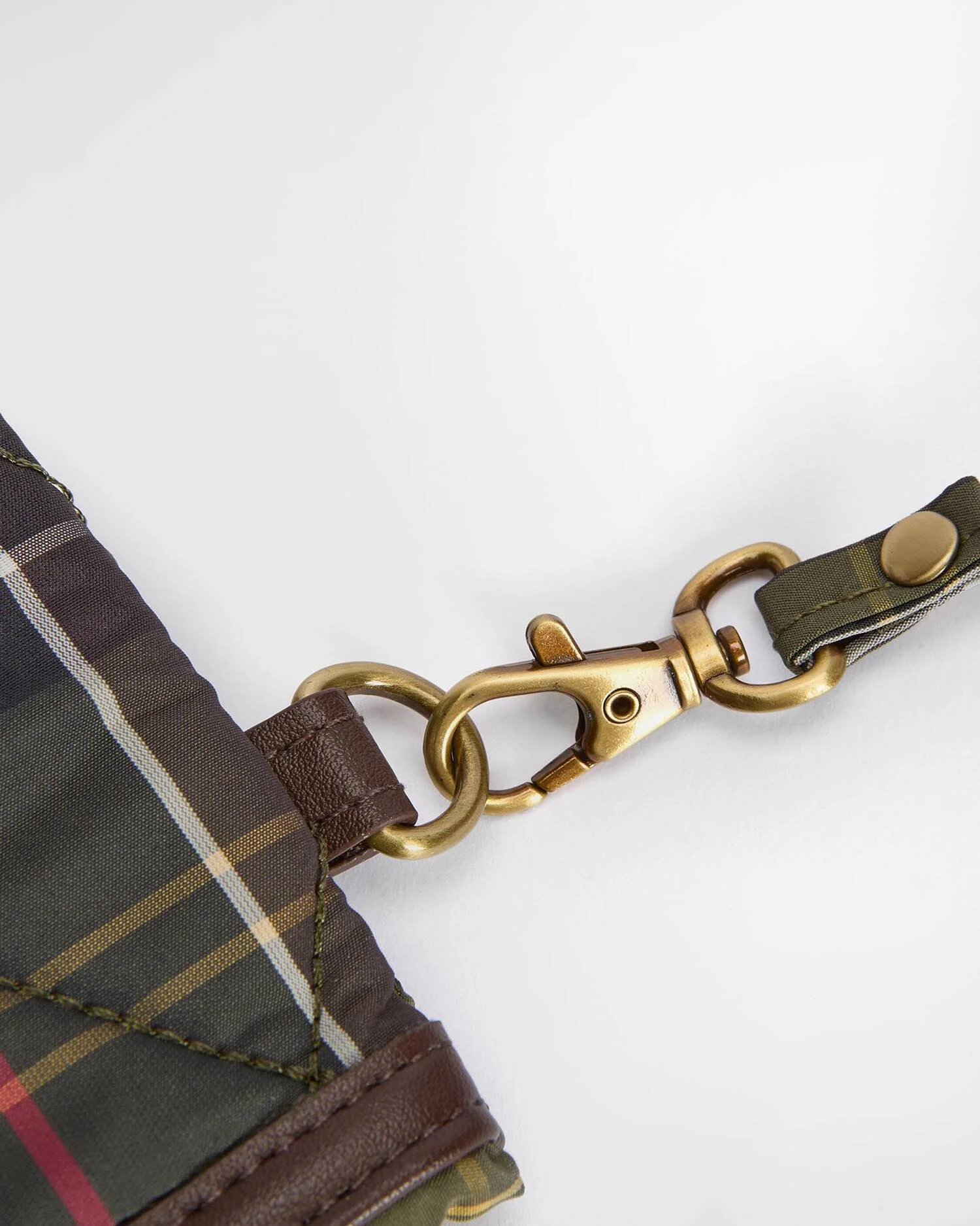 Barbour donna borsa tote trapuntata tartan WETHERAM - immagine 5