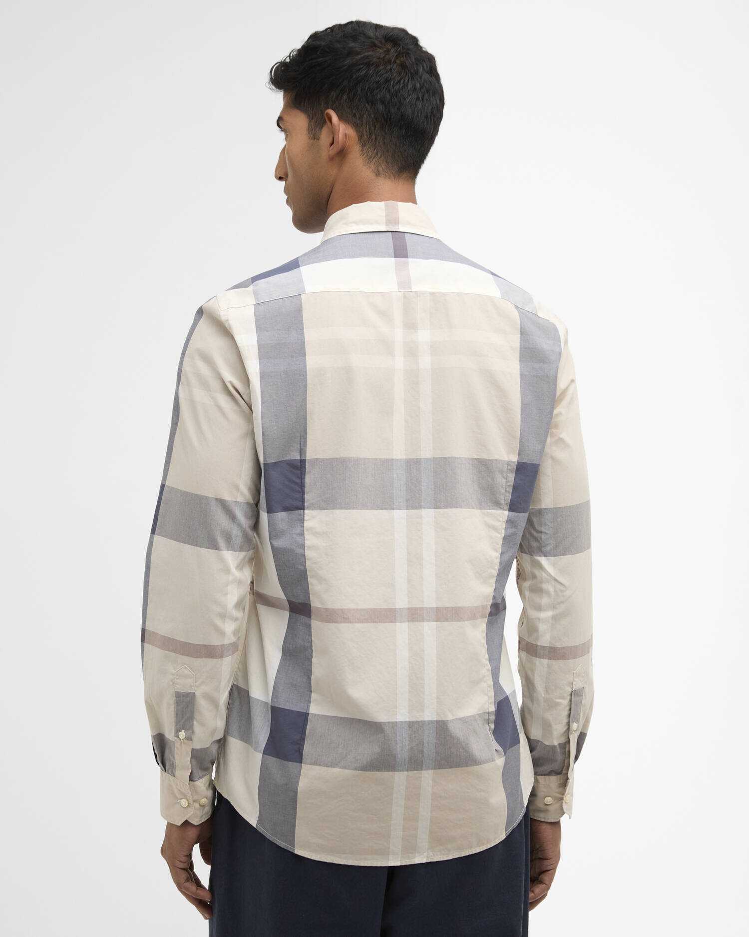 Barbour uomo camicia button down a quadri HARRIS - immagine 3