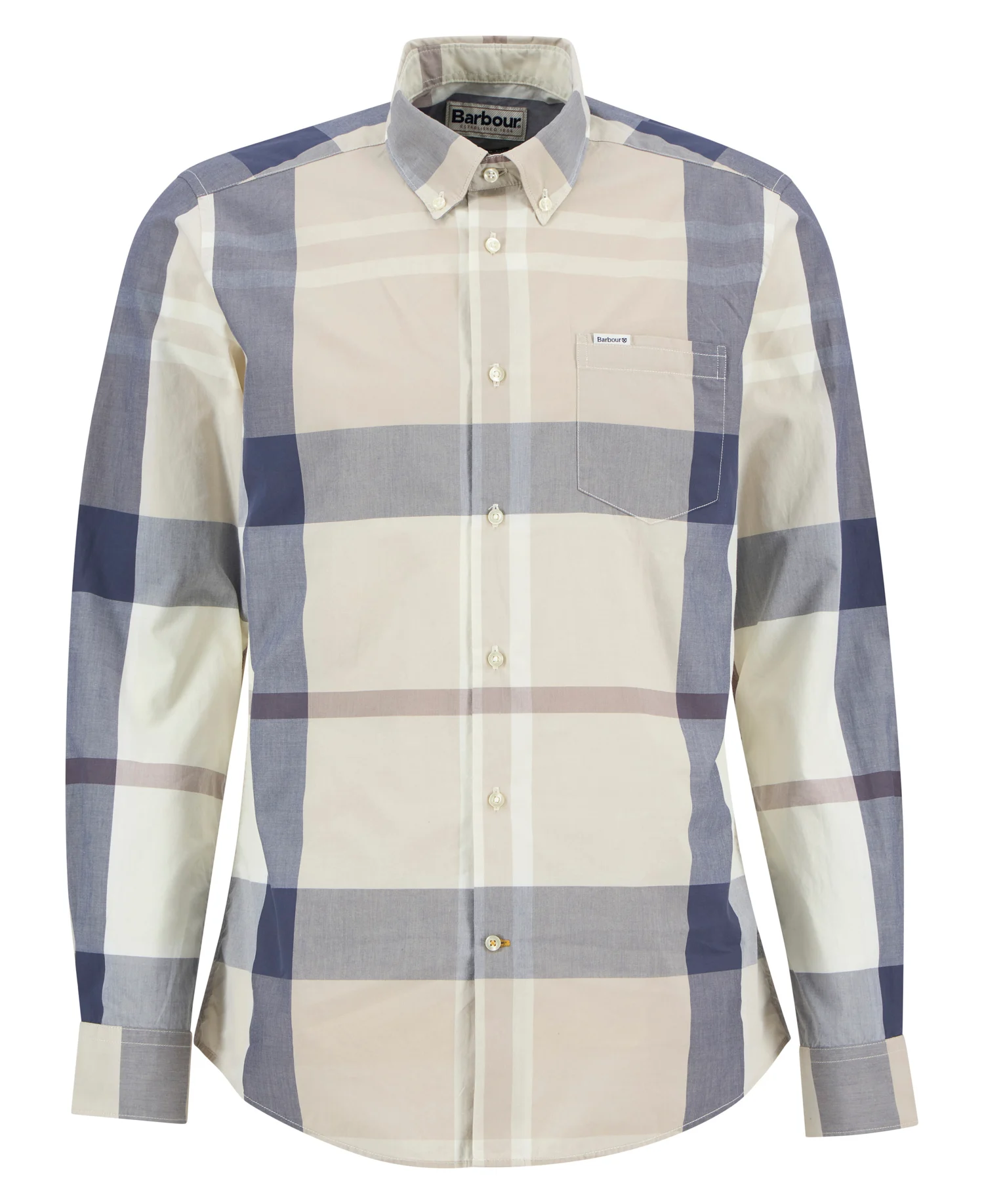 Barbour uomo camicia button down a quadri HARRIS - immagine 4