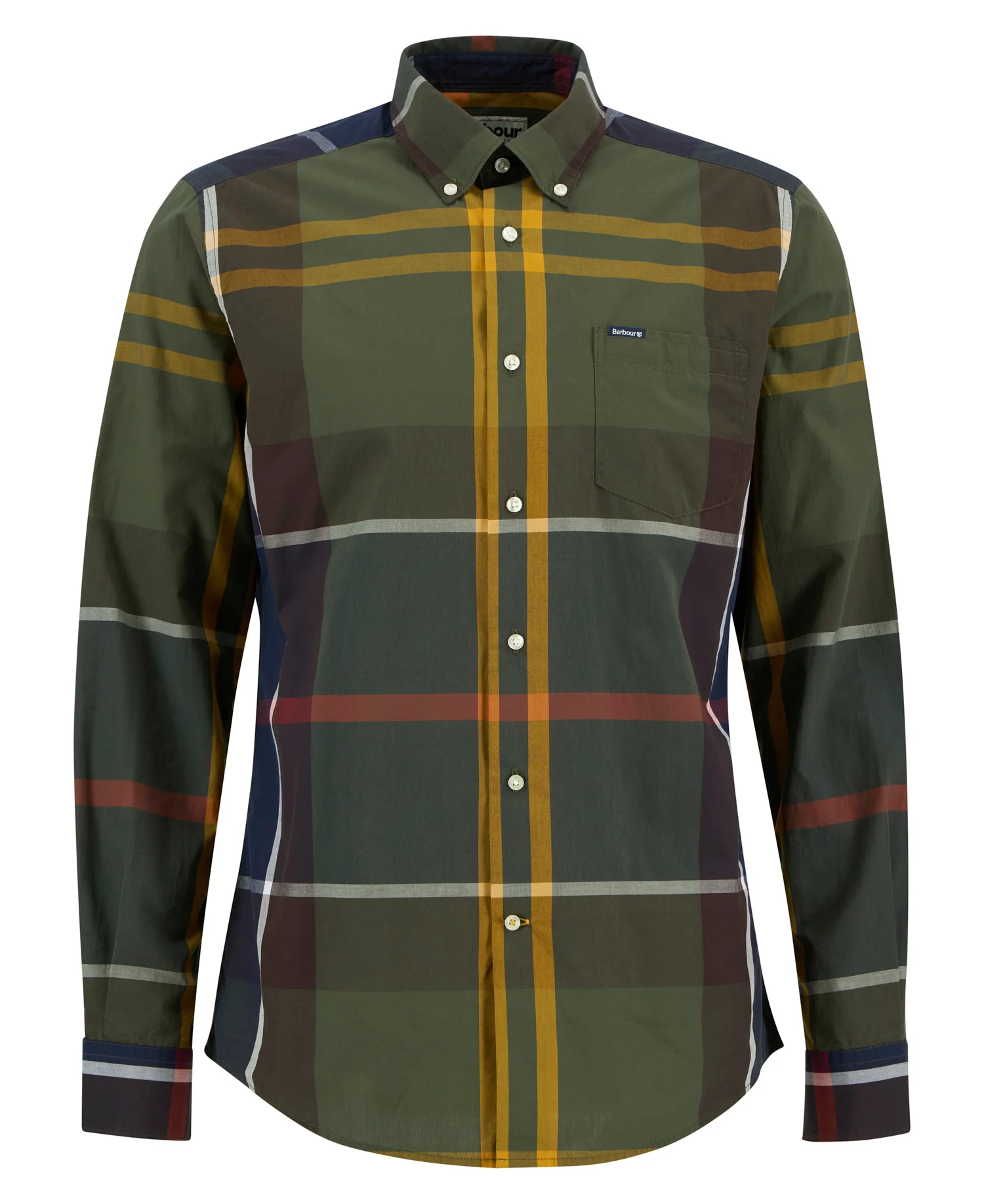 Barbour uomo camicia button down a quadri HARRIS - immagine 5