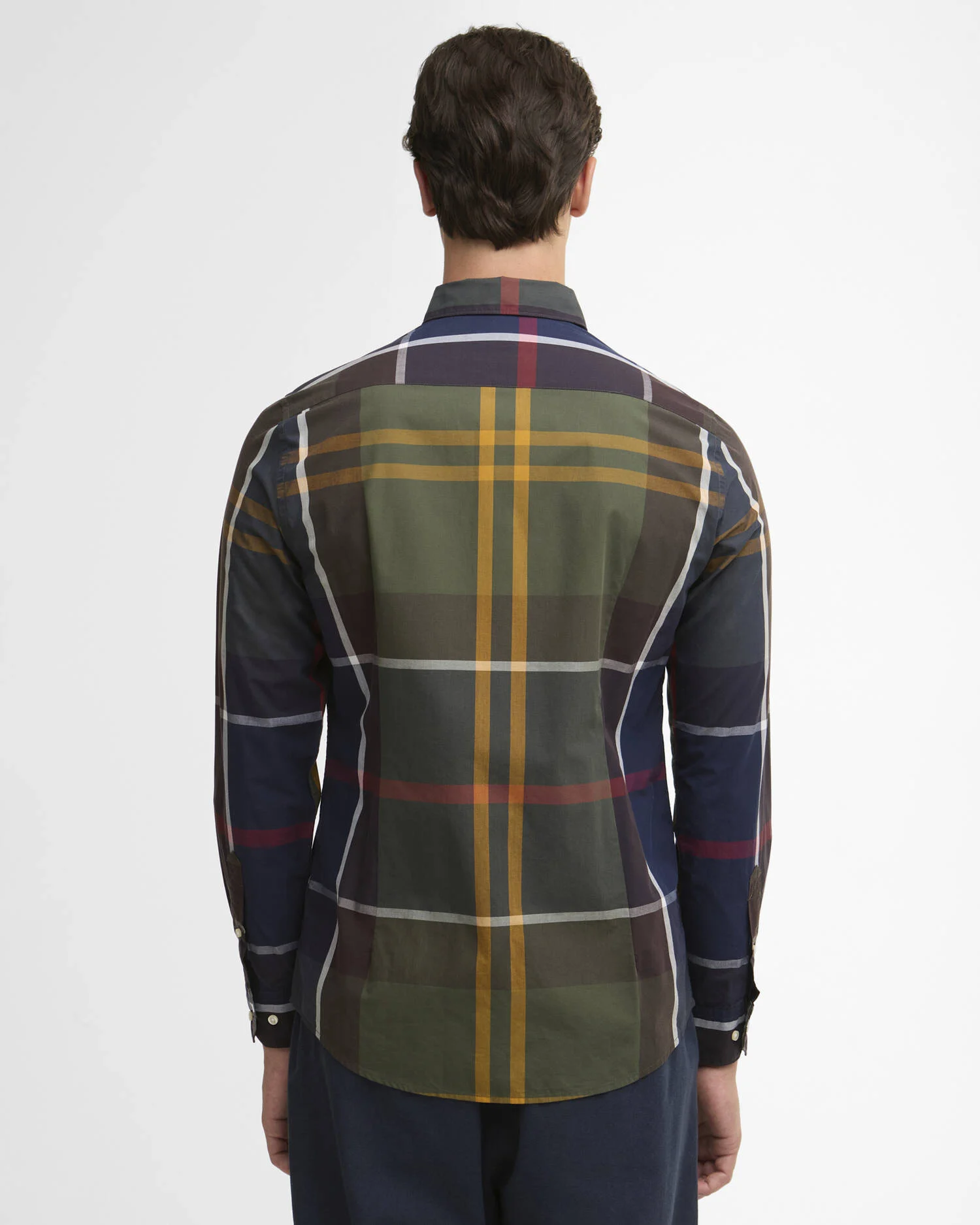 Barbour uomo camicia button down a quadri HARRIS - immagine 3