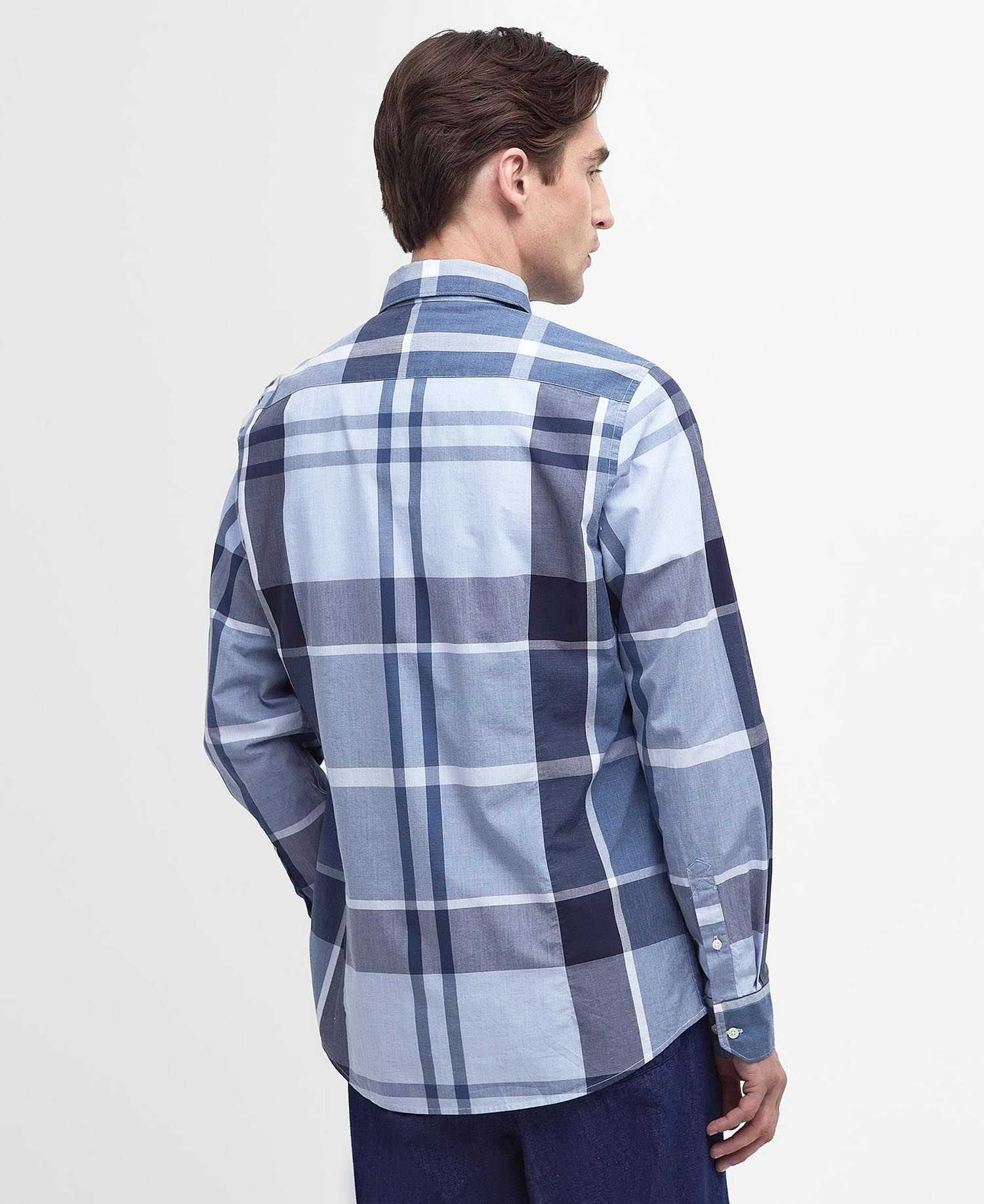 Barbour uomo camicia button down a quadri HARRIS - immagine 4