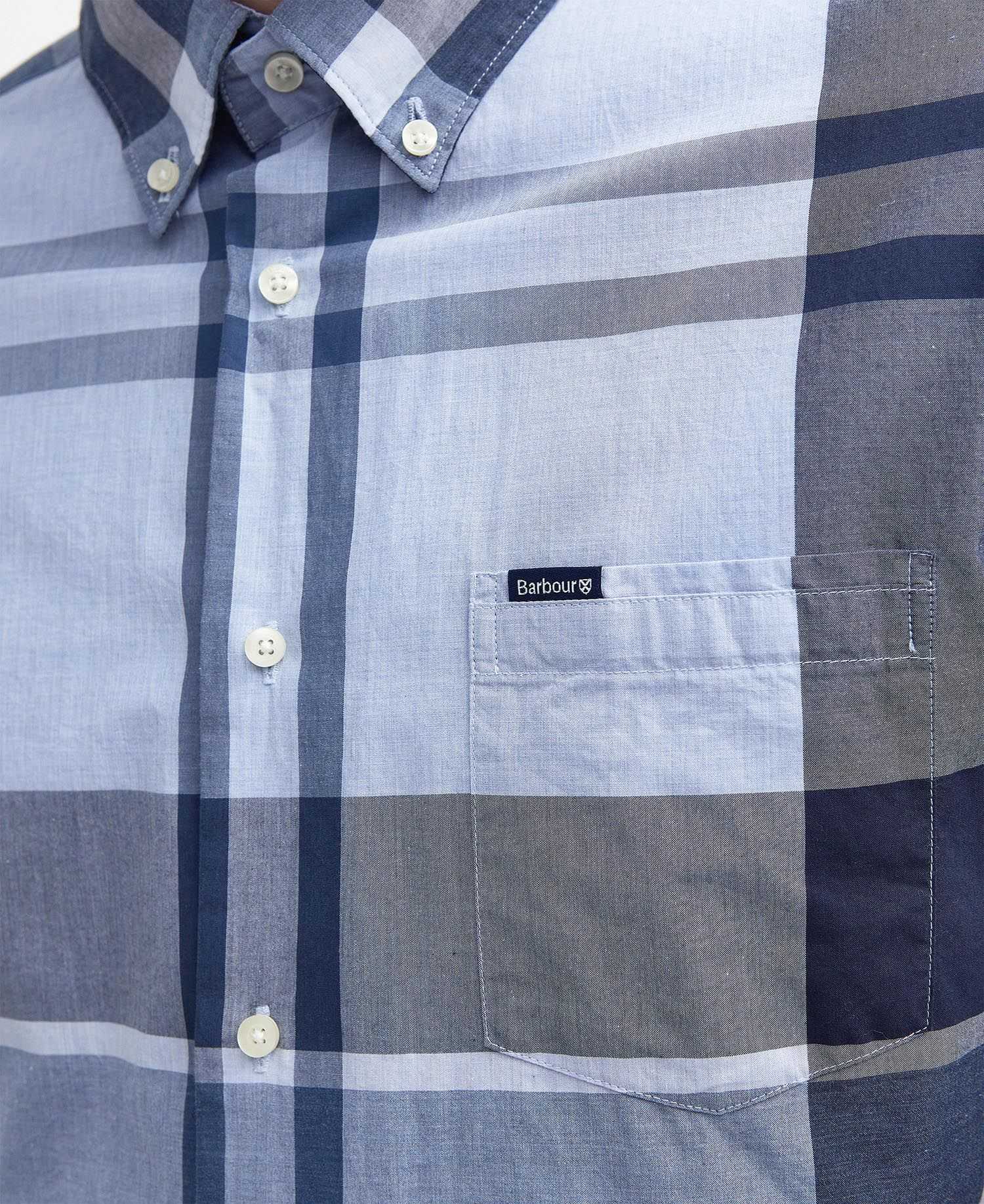Barbour uomo camicia button down a quadri HARRIS - immagine 3