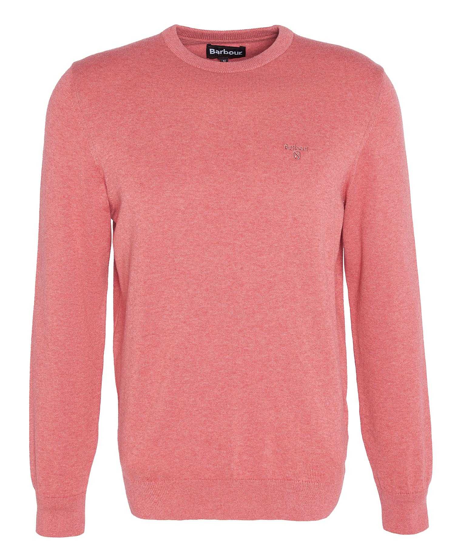 Barbour uomo maglia girocollo in cotone rosa - immagine 6