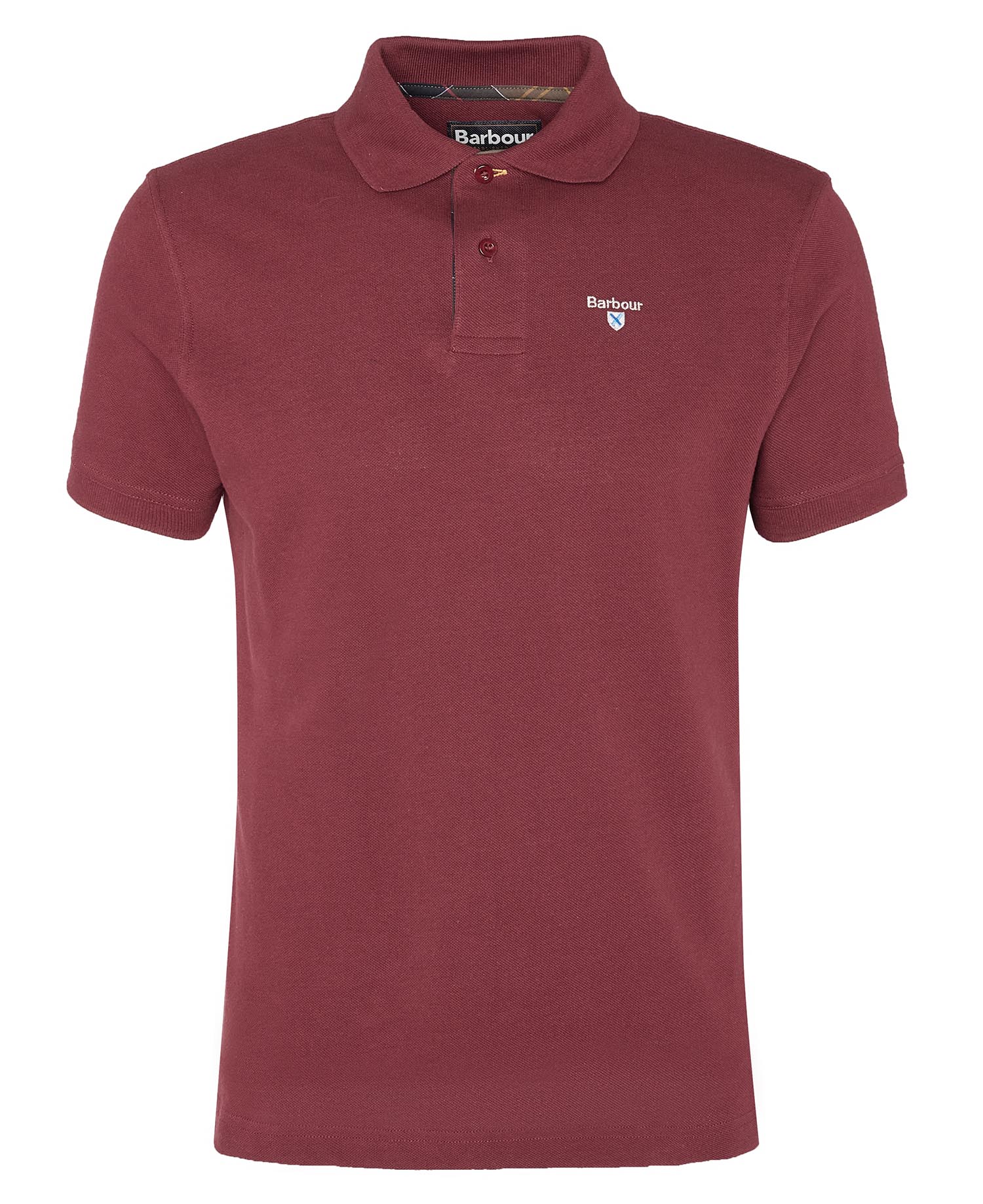 Barbour uomo polo rosso vinaccia TARTAN - immagine 5