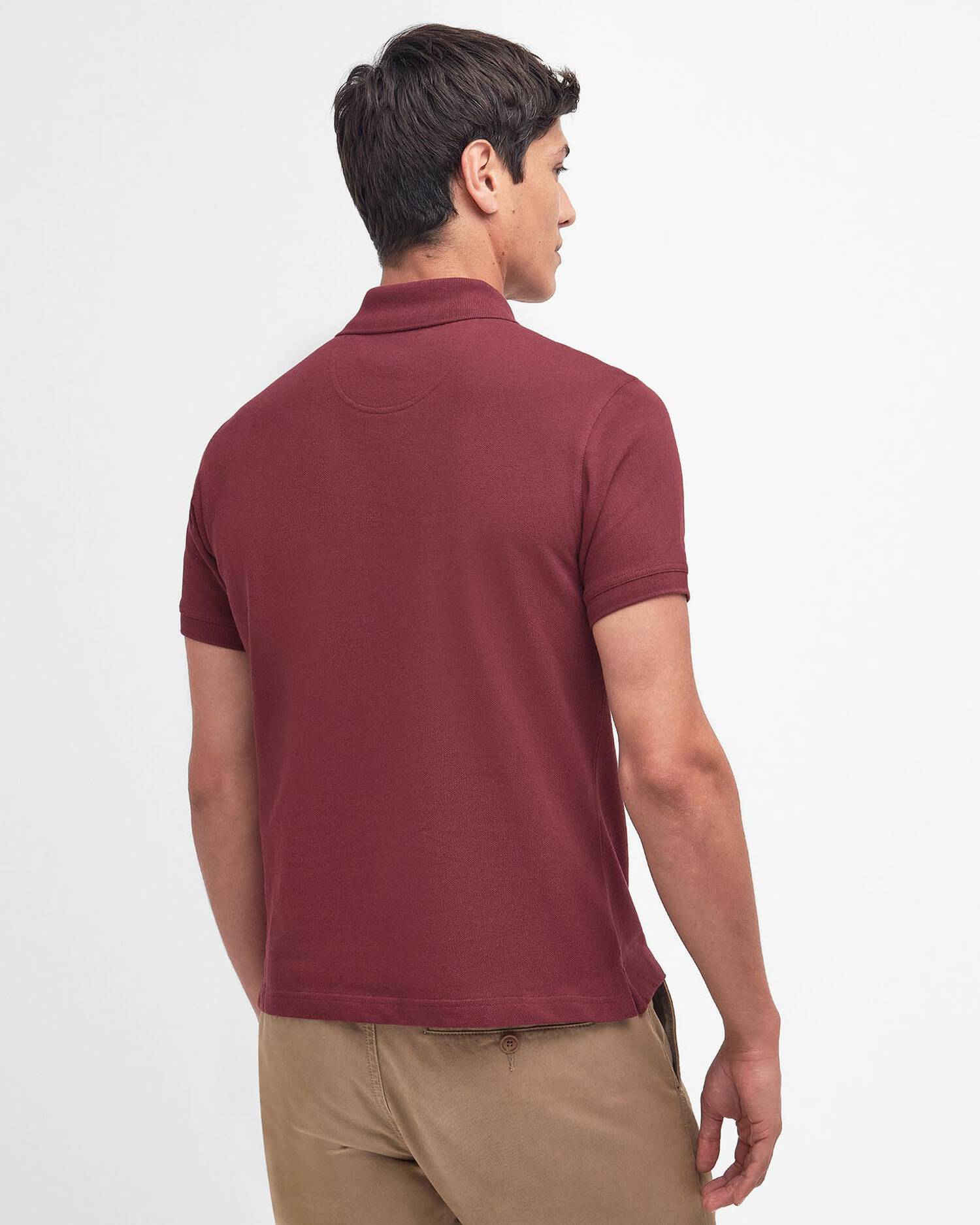Barbour uomo polo rosso vinaccia TARTAN - immagine 3
