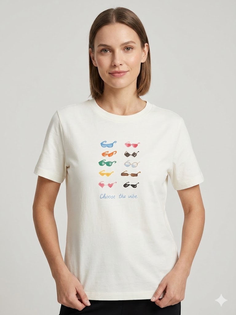 Homeward donna T-shirt stampa SUNNIES