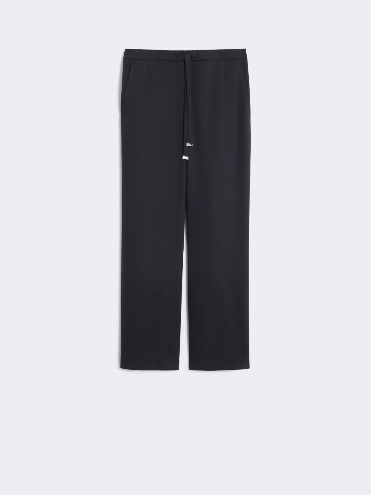 'S Max Mara donna pantalone jogging in tela di lana blu SMMARGENTA - immagine 4