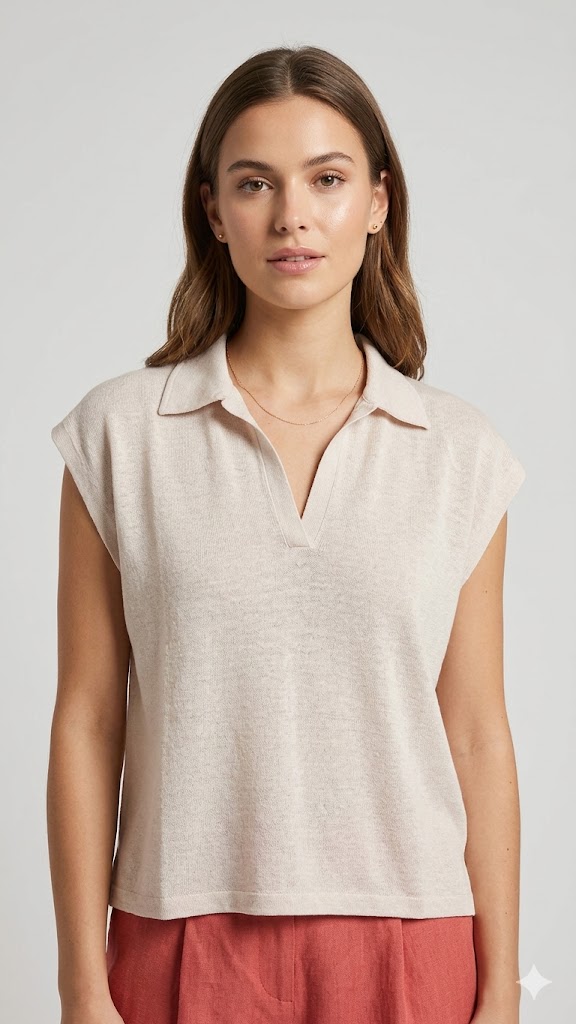Seventy 19.70 polo skipper in lino beige