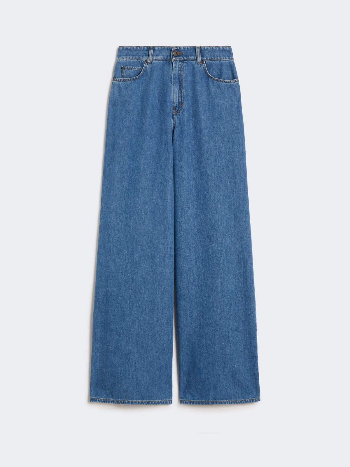 Weekend Max Mara donna jeans gamba larga lavaggio chiaro WKDVEGA - immagine 4