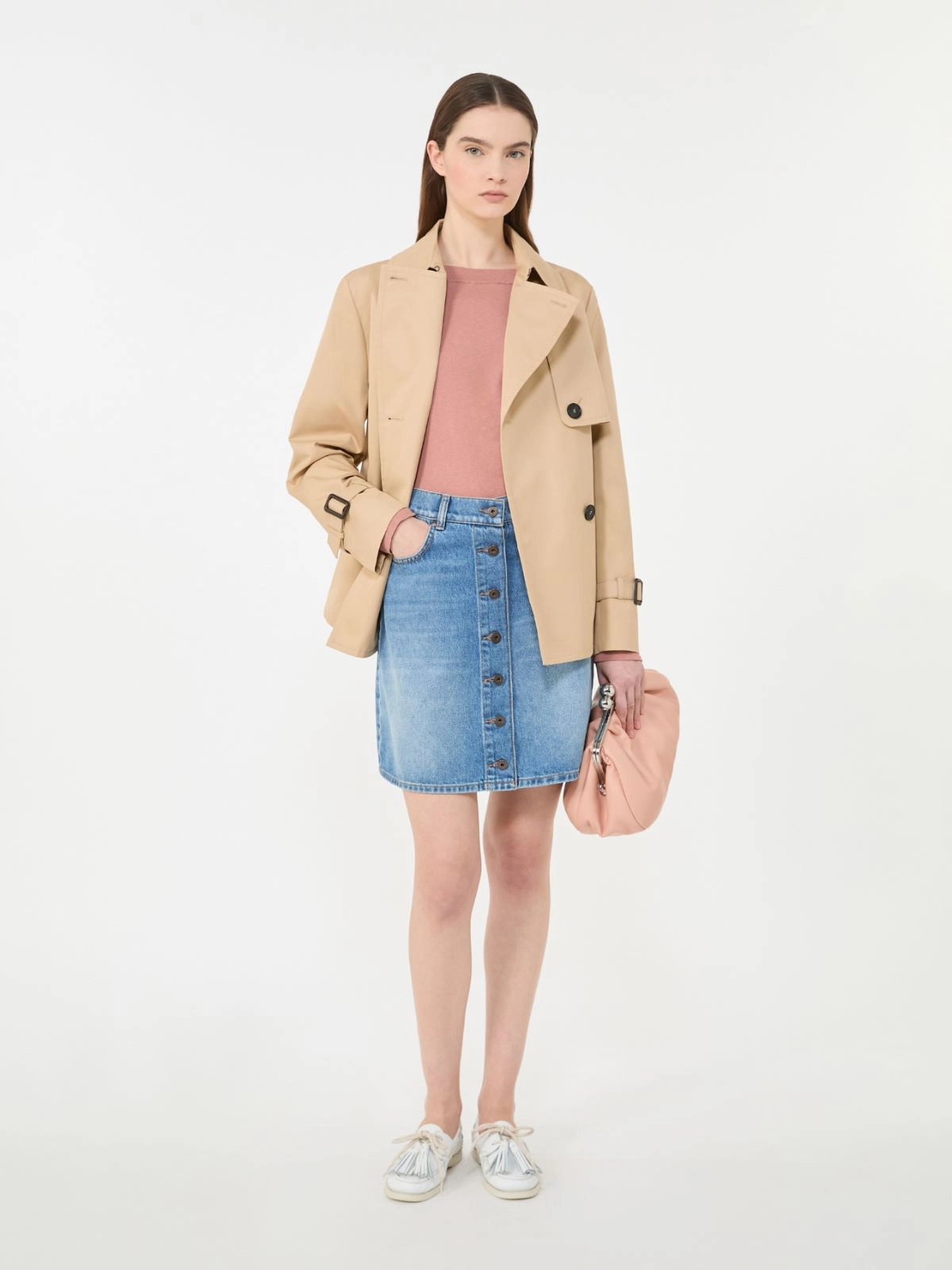 Weekend Max Mara donna maglia in seta e cotone rosa WKDLEPRE - immagine 4