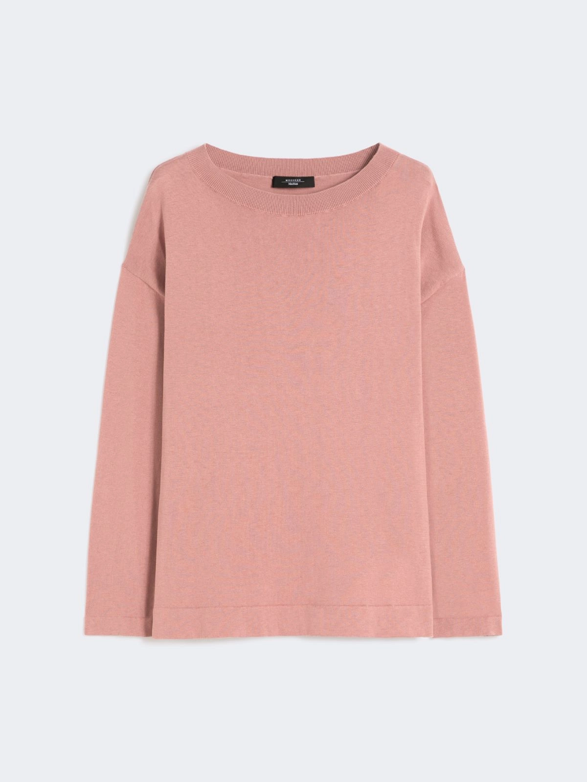 Weekend Max Mara donna maglia in seta e cotone rosa WKDLEPRE - immagine 5