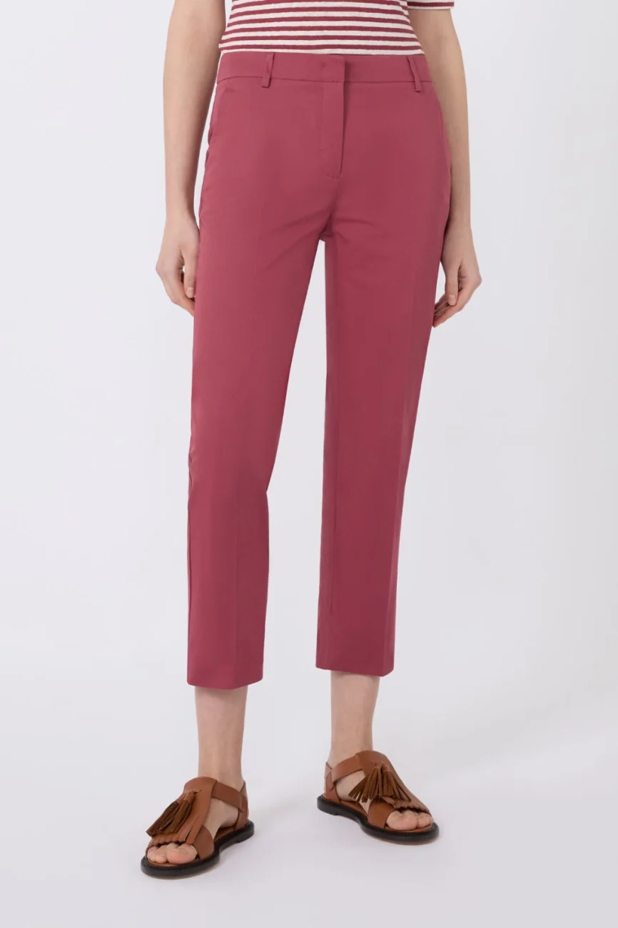 Weekend Max Mara donna pantalone rosso ciliegia WKDCECCO