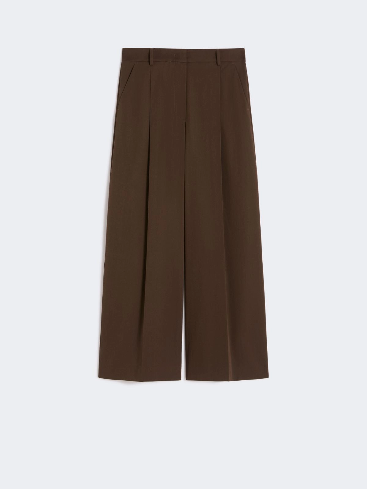 Weekend Max Mara pantalone marrone gamba larga WKDBELLICO - immagine 4