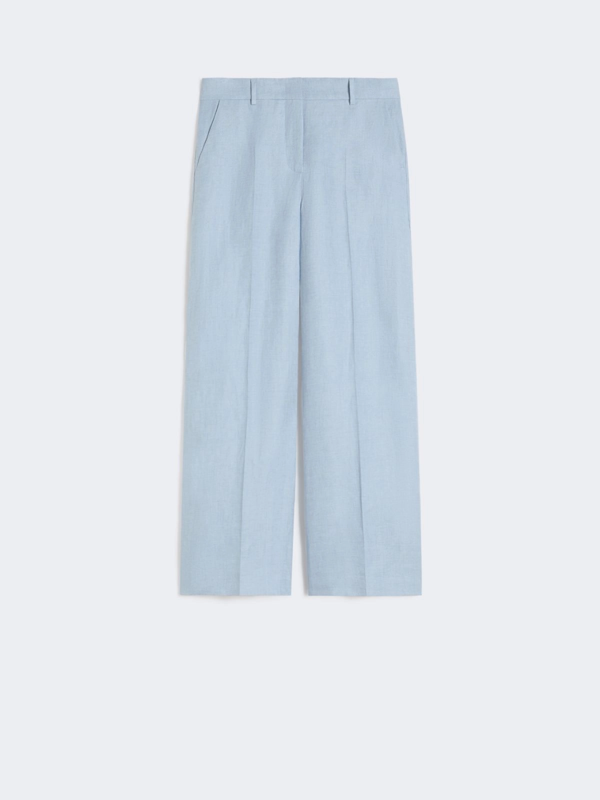 Weekend Max Mara donna pantalone in lino lavato azzurro WKDMALIZIA - immagine 4
