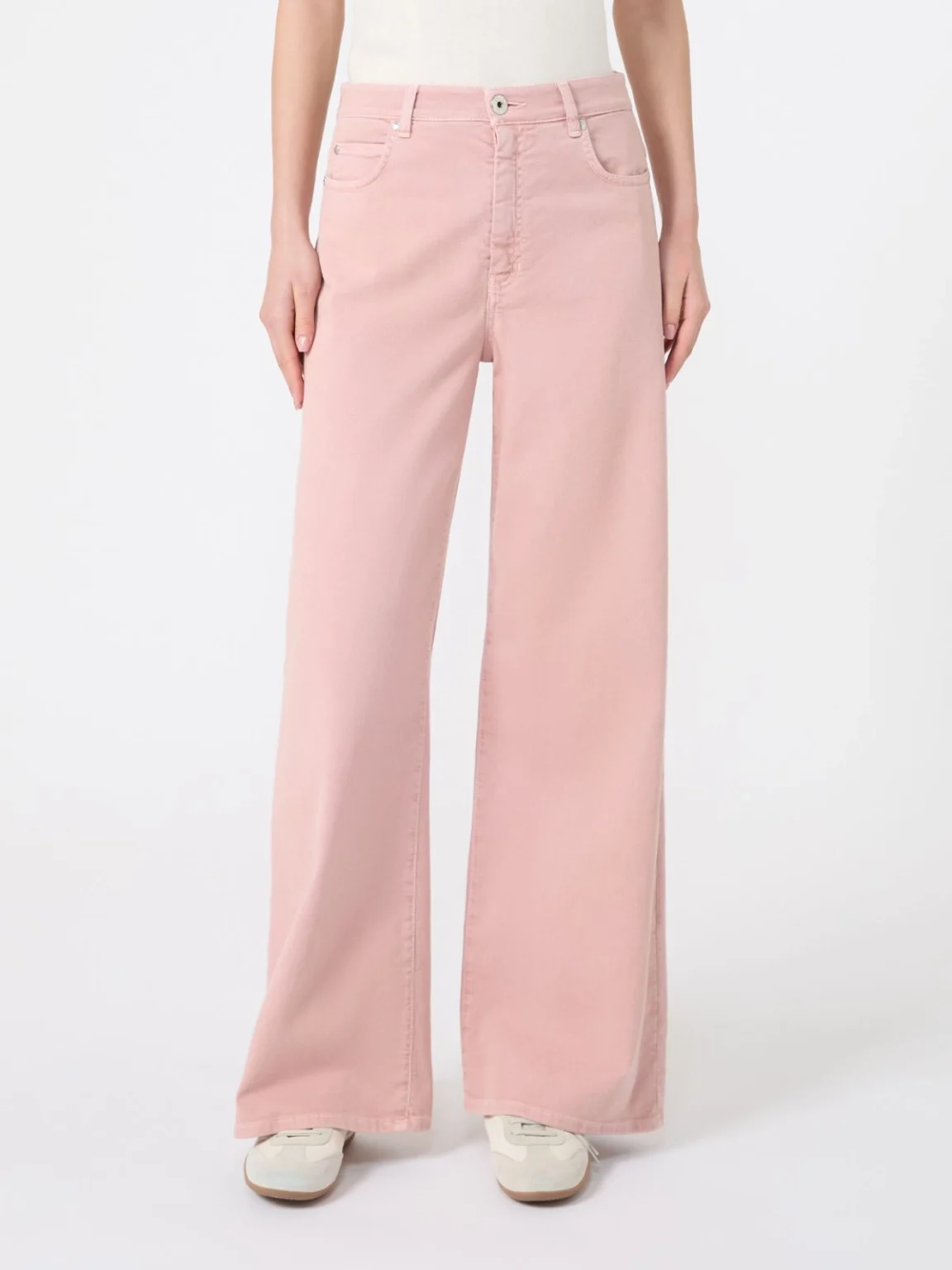 Weekend Max Mara donna pantalone gamba larga rosa WKDMEDINA