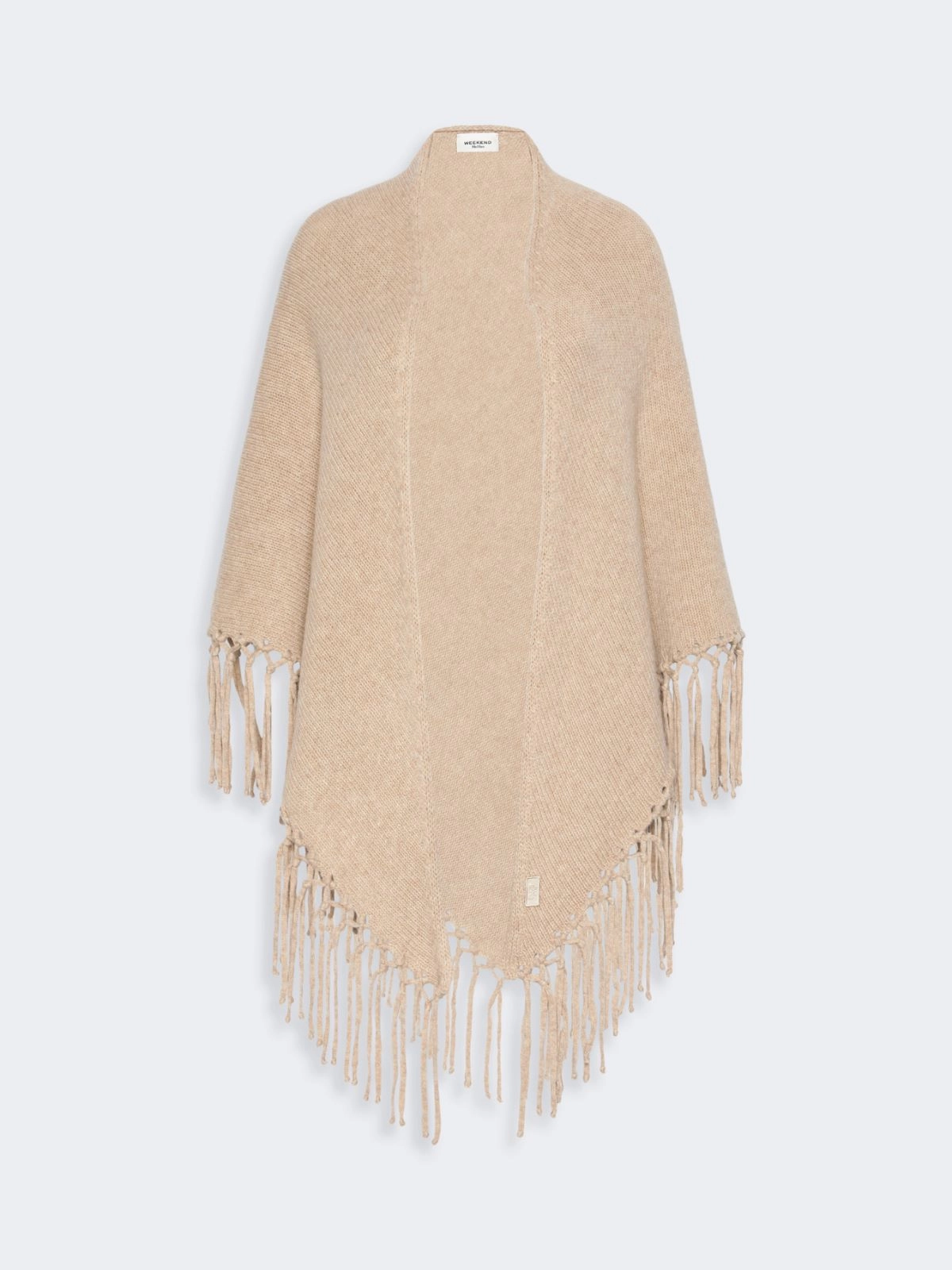 Weekend Max Mara scialle sciarpa con frange in lana cachà melange WKATORNADO - immagine 4