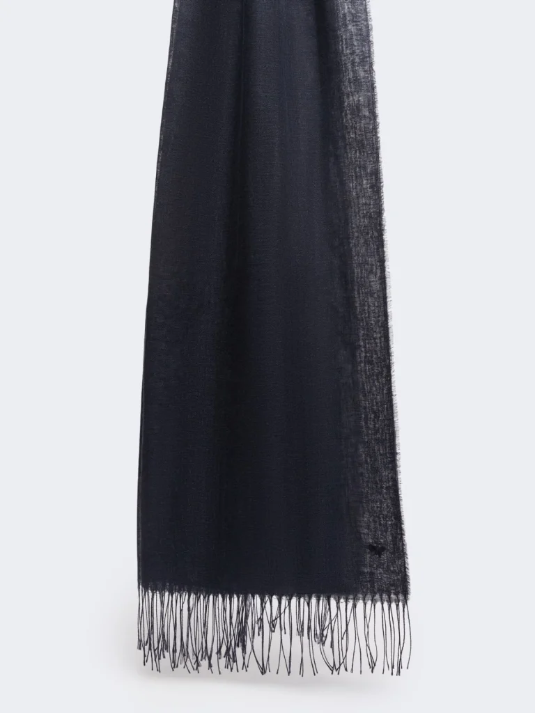 weekend max mara stola lino blu sionbio wkasionbio 2