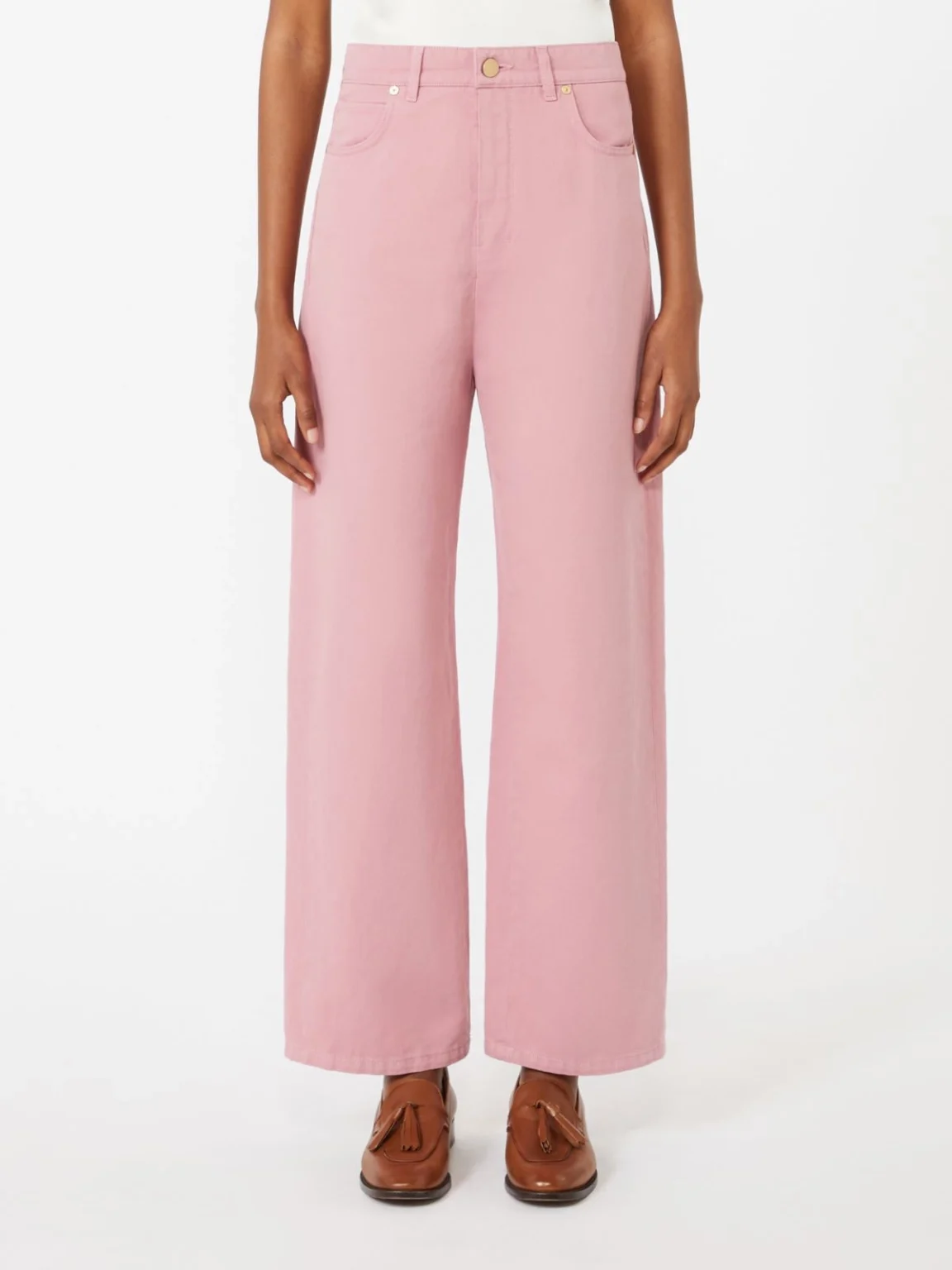 'S Max Mara pantalone cinque tasche rosa peonia SMMONORATA