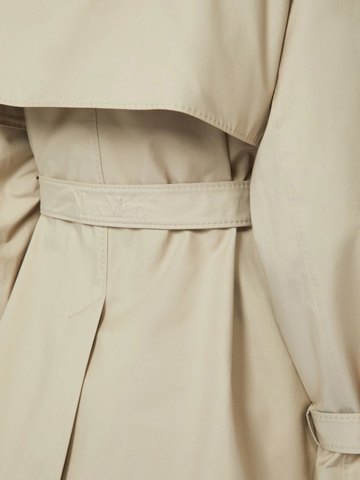 'S Max Mara trench in twill antigoccia beige MTCCALLE - immagine 3