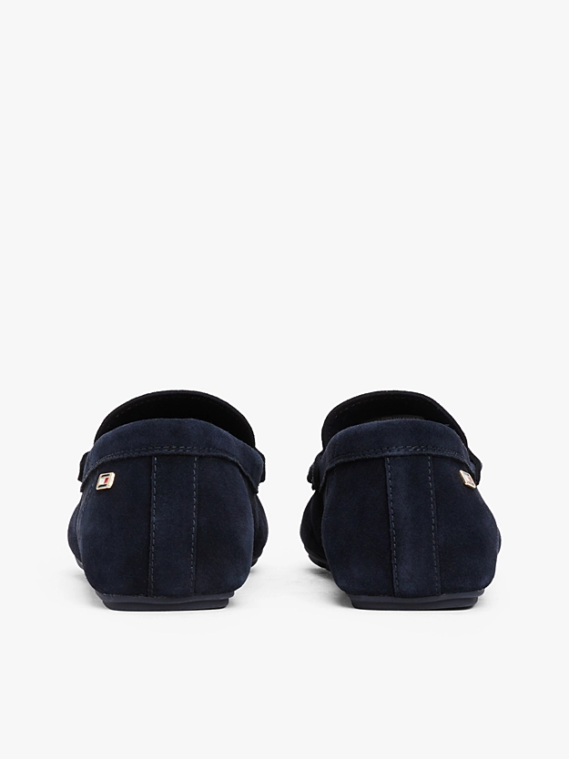 Tommy Hilfiger donna mocassino in pelle scamosciata blu - immagine 5