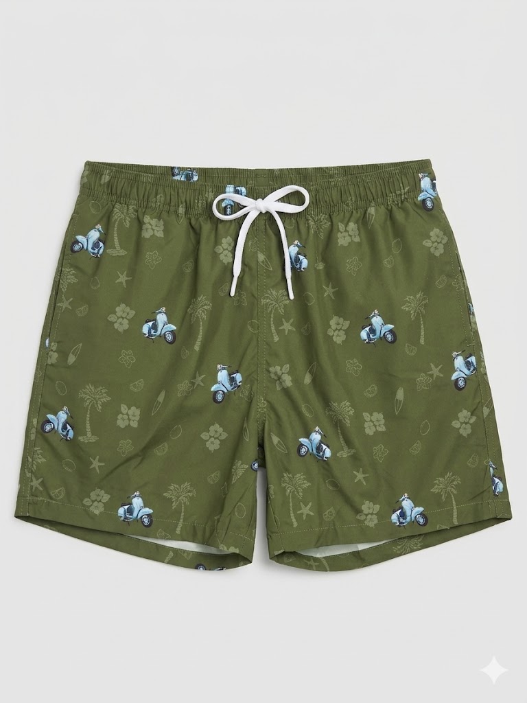 Alley Dock's costume da bagno verde VESPA