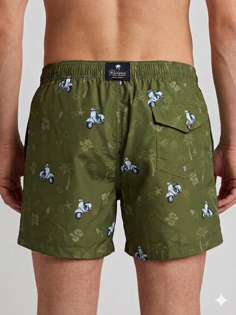 Alley Dock's costume da bagno verde VESPA