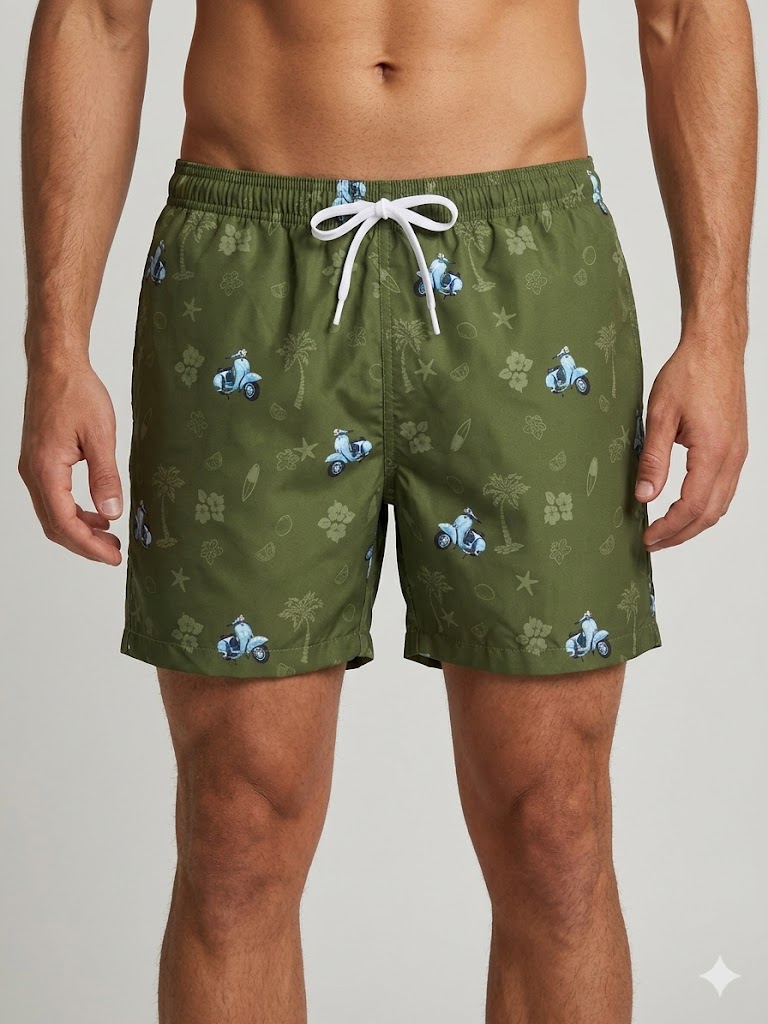 Alley Dock's costume da bagno verde VESPA