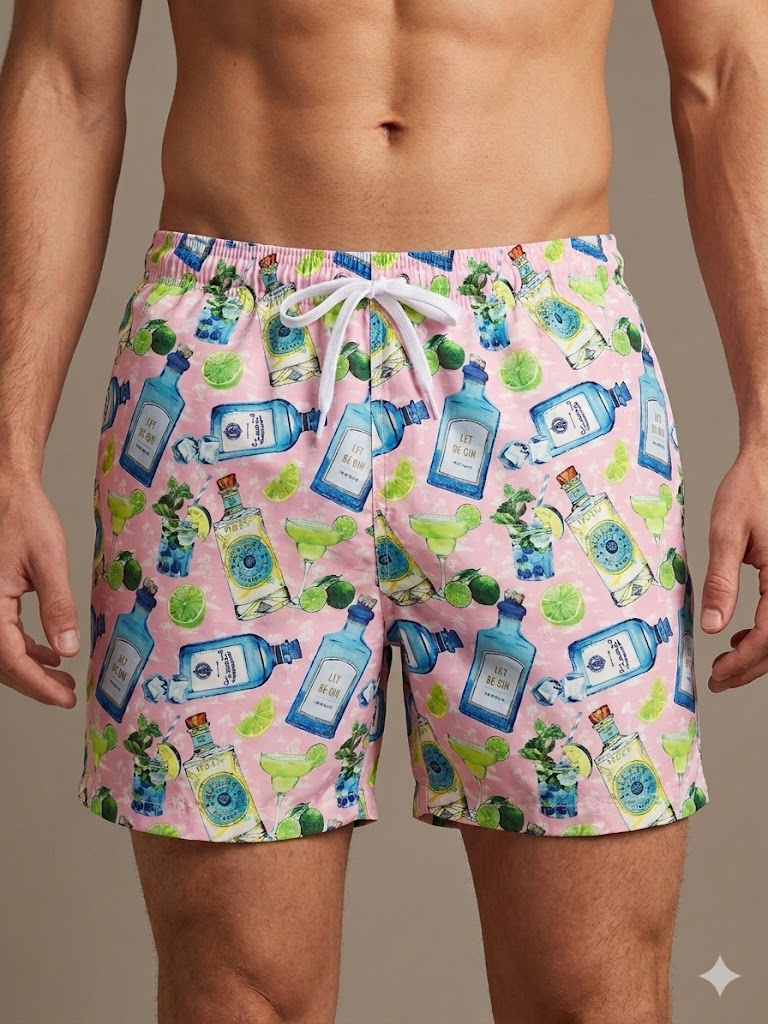 Alley Dock's costume da bagno rosa AMALFI