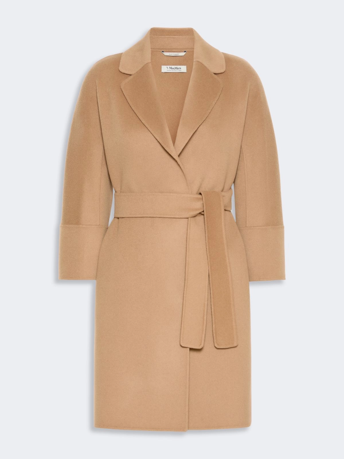 'S Max Mara cappotto in lana double cammello ARONA
