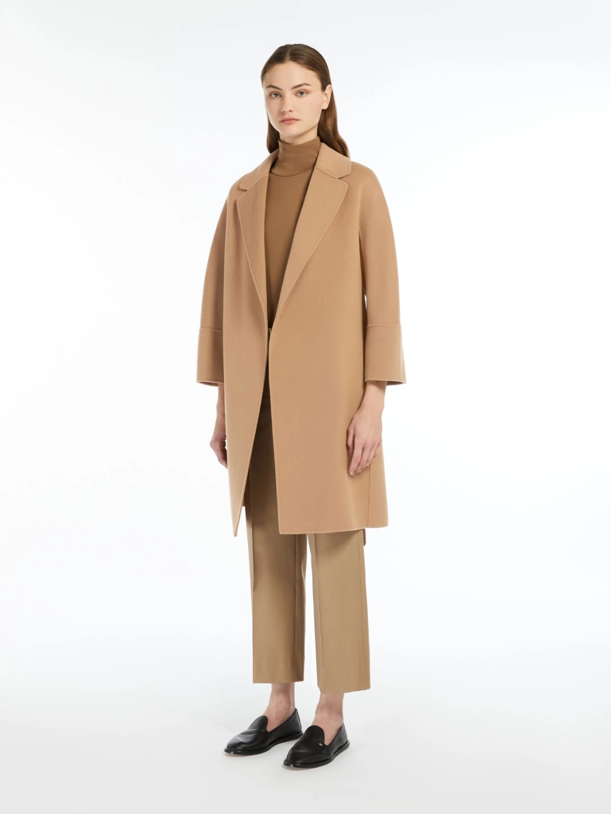 'S Max Mara cappotto in lana double cammello ARONA