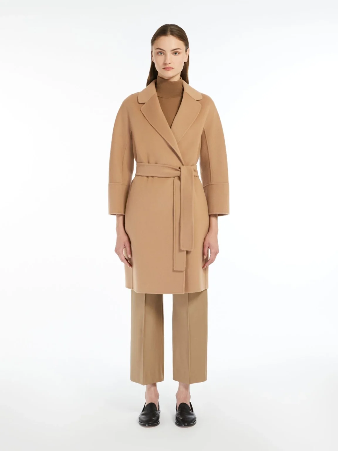 'S Max Mara cappotto in lana double cammello ARONA