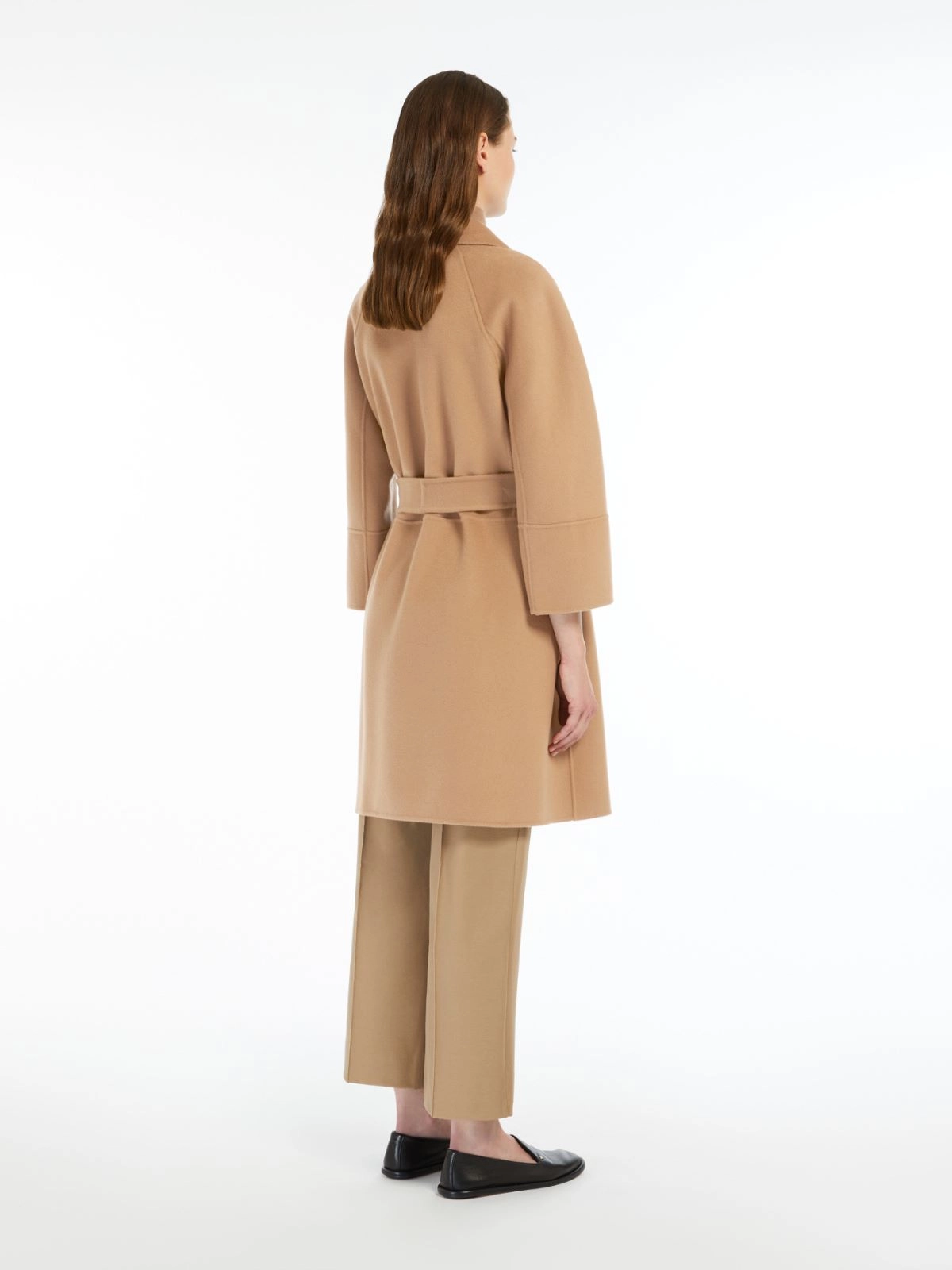 'S Max Mara cappotto in lana double cammello ARONA