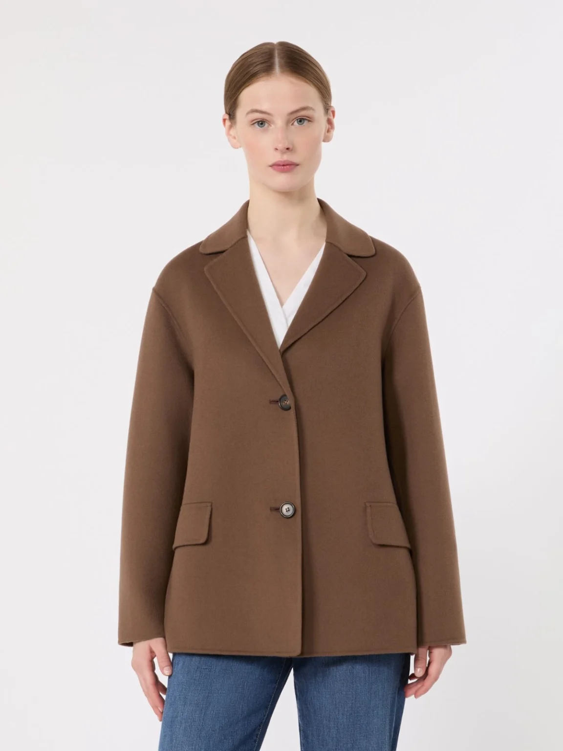 'S Max Mara giacca in drap di lana SMMELFI